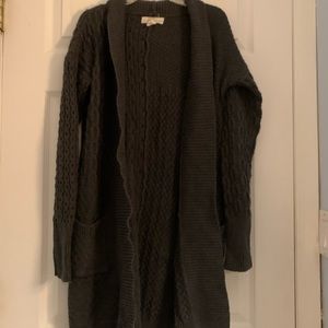 Secondhand Gray Long Sleeve Cardigan